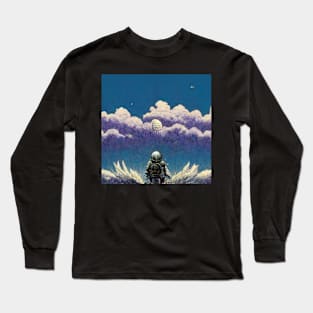 Cloud Gazing Astronaut - best selling Long Sleeve T-Shirt